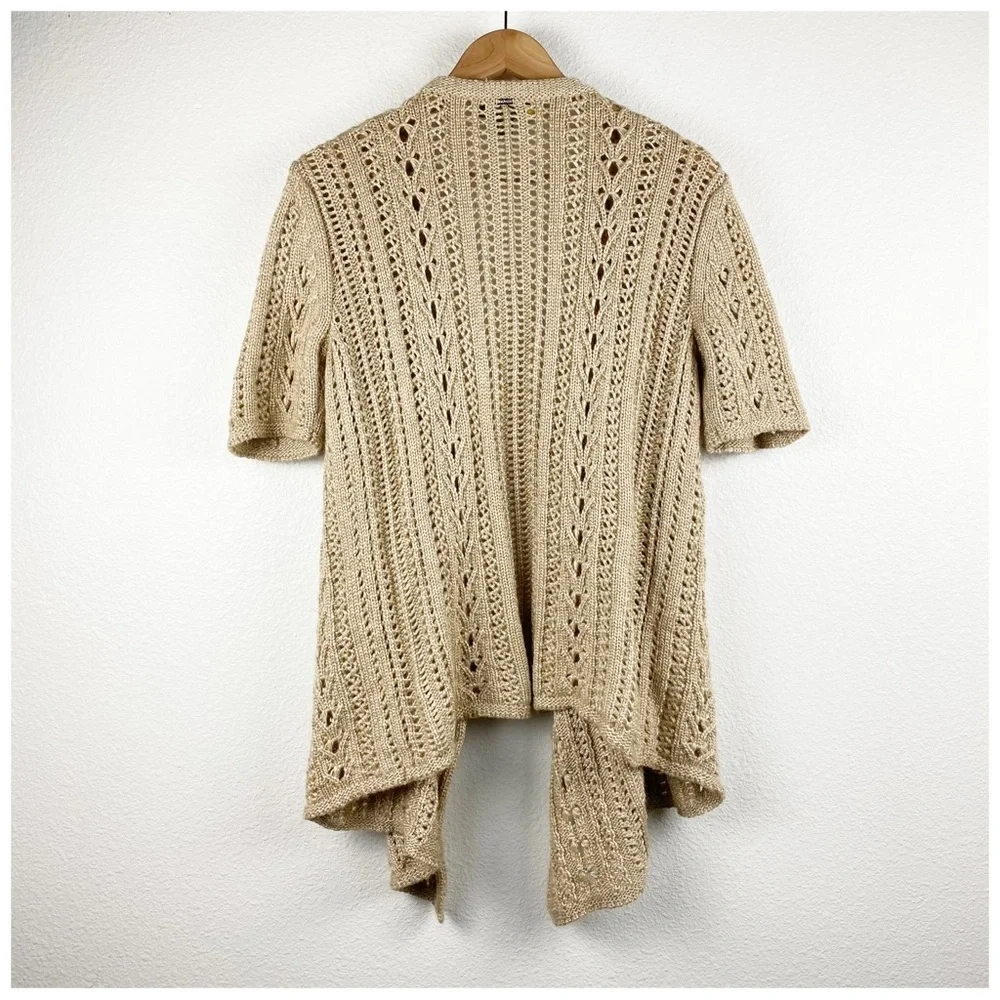 St.‎ John Chunky Knit Crochet Cardigan Size Small